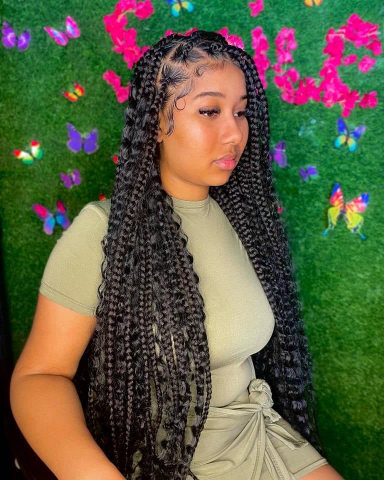 20 Trending Knotless Braids Styles for 2024: Every Size, With Pictures ...