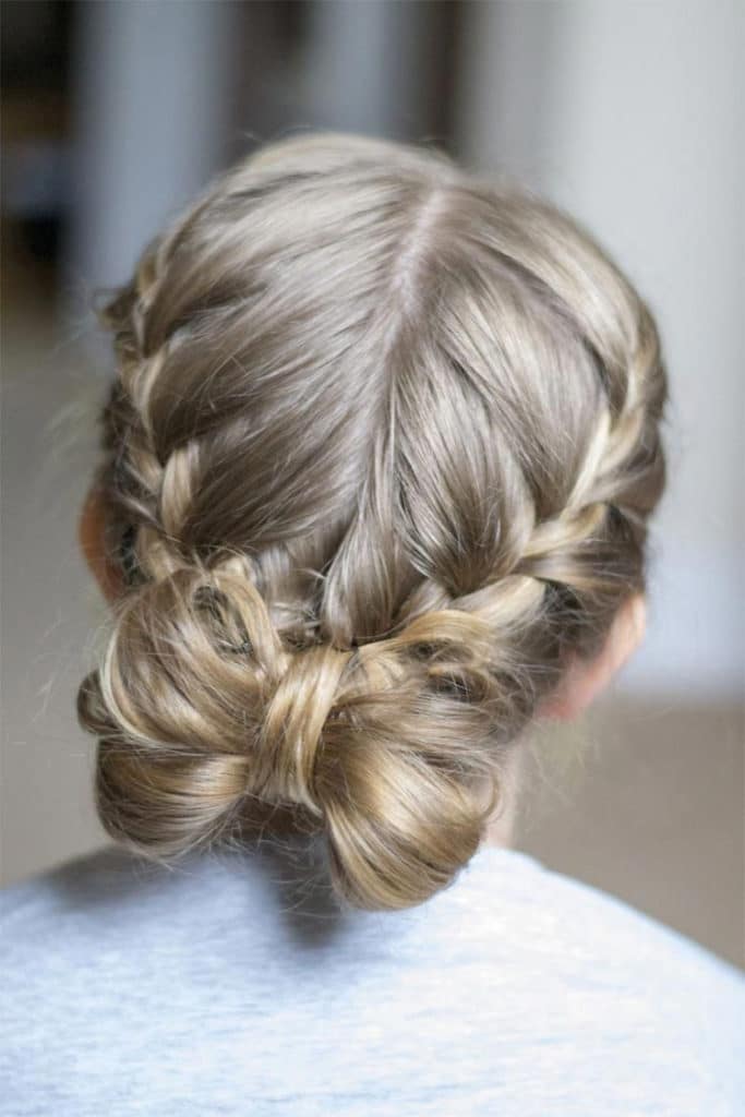 French Braid With Bow