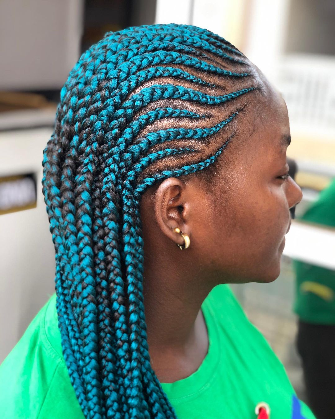 Ghana Braids With Color