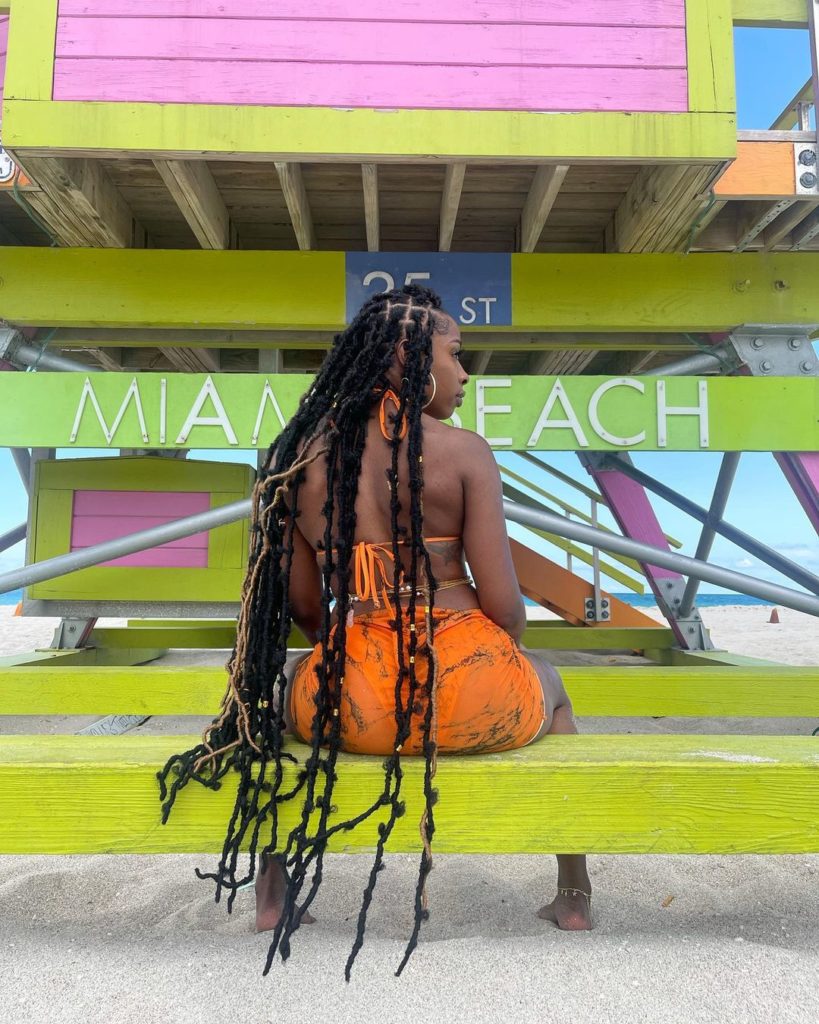 Locs Style for the Beach