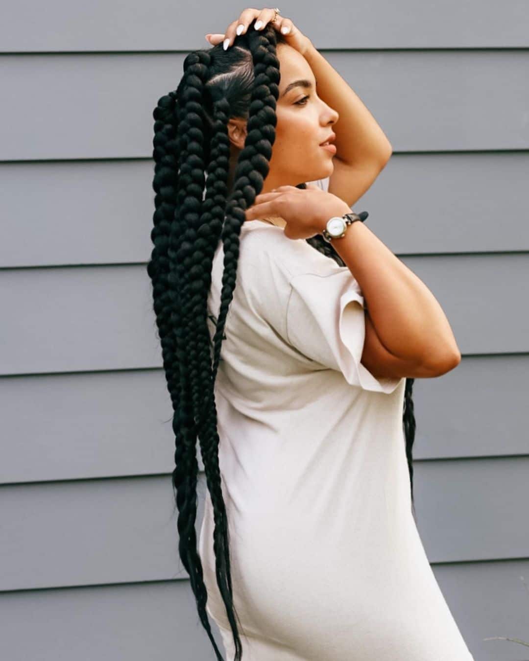 Long Thick Braids