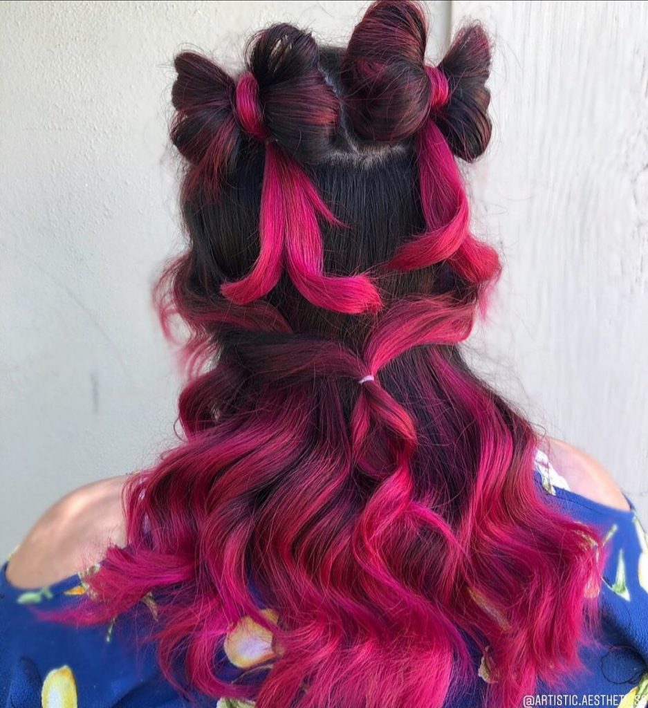 Two Bow Hairstyle