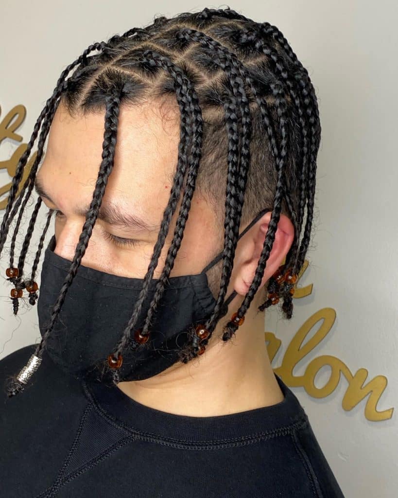 Braids With Beads for Men