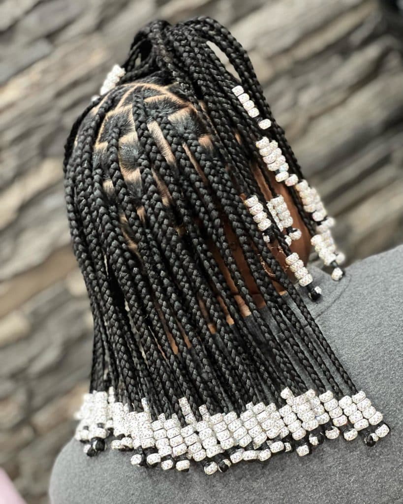 Mini Braids With Beads