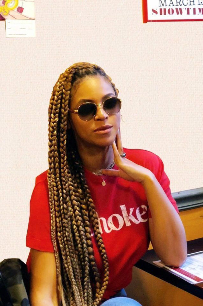 Beyonce Blonde Box Braids
