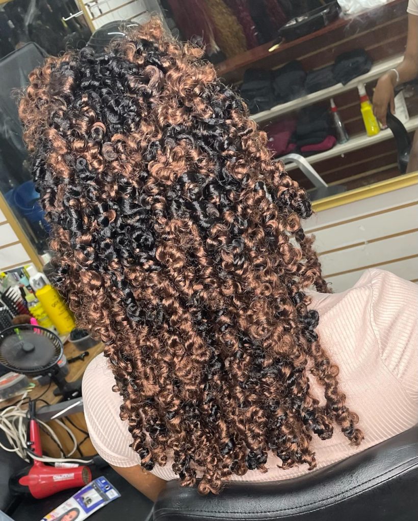 Butterfly Locs With Highlights