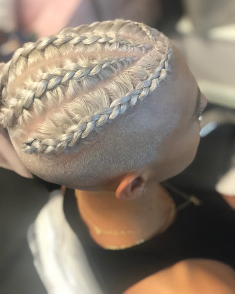 Cornrow Braids With Shaved Sides