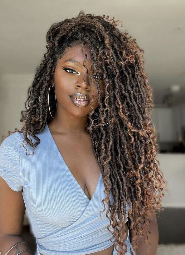 Crochet Bohemian Locs With Curly Ends