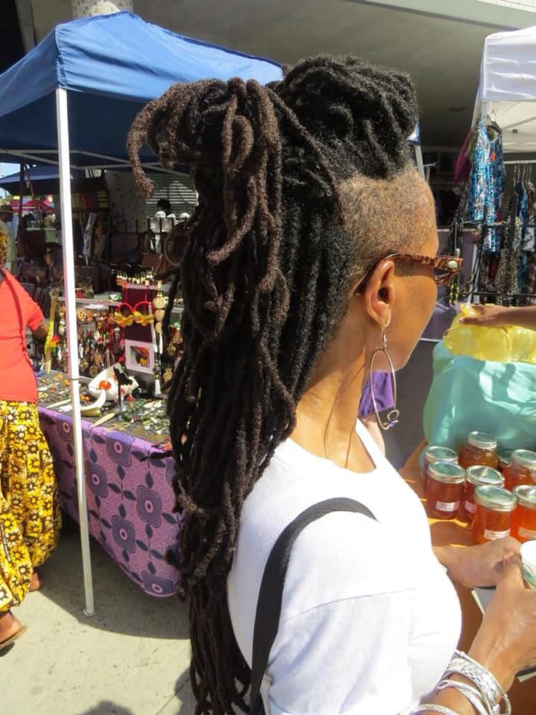 Dreads With Fade Female