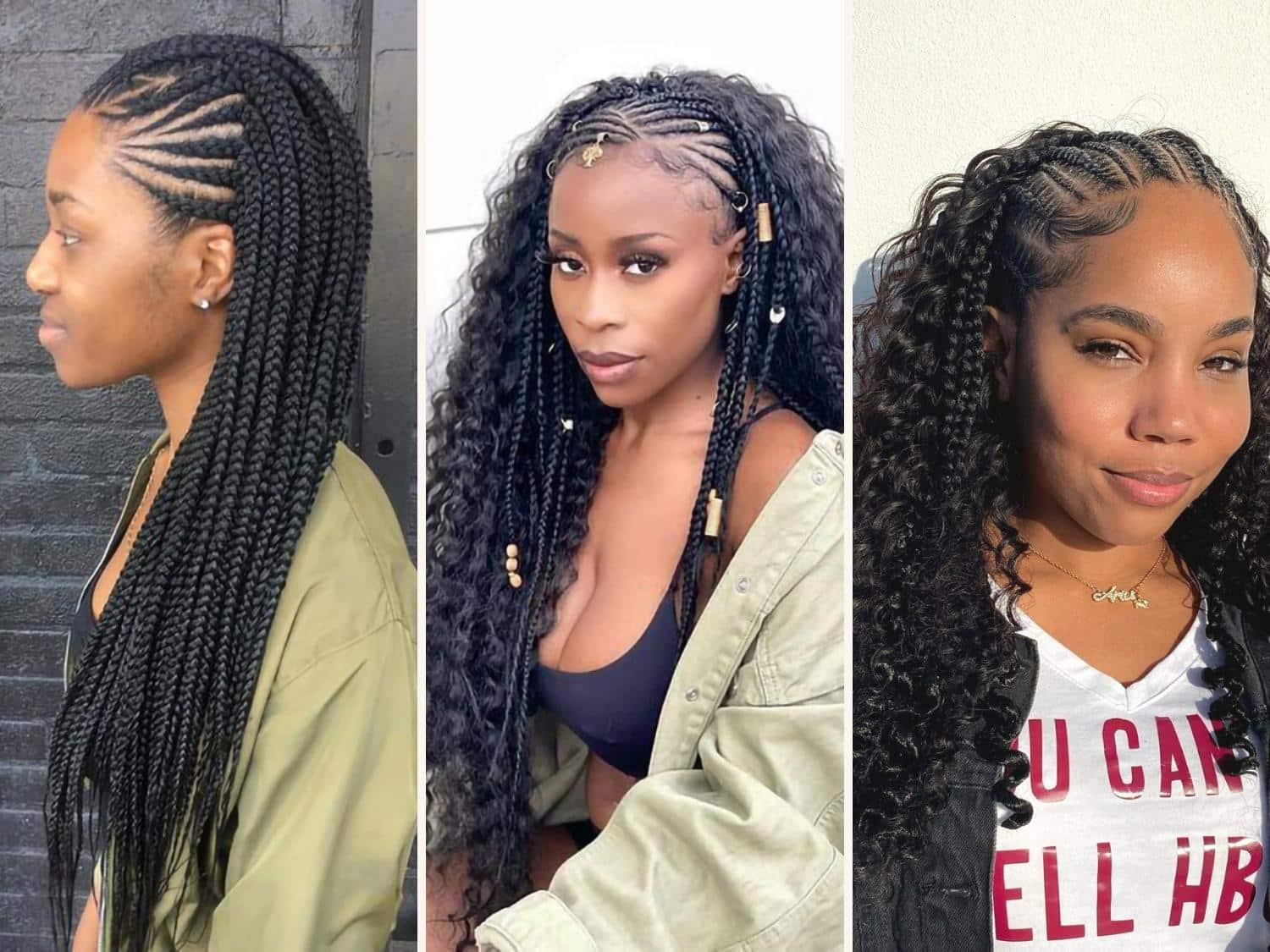 20 Half Braided Hairstyles | BraidsConnect