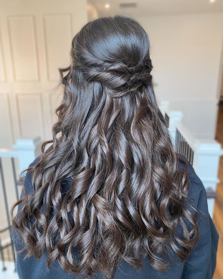 Half up Braided Prom Hairstyles