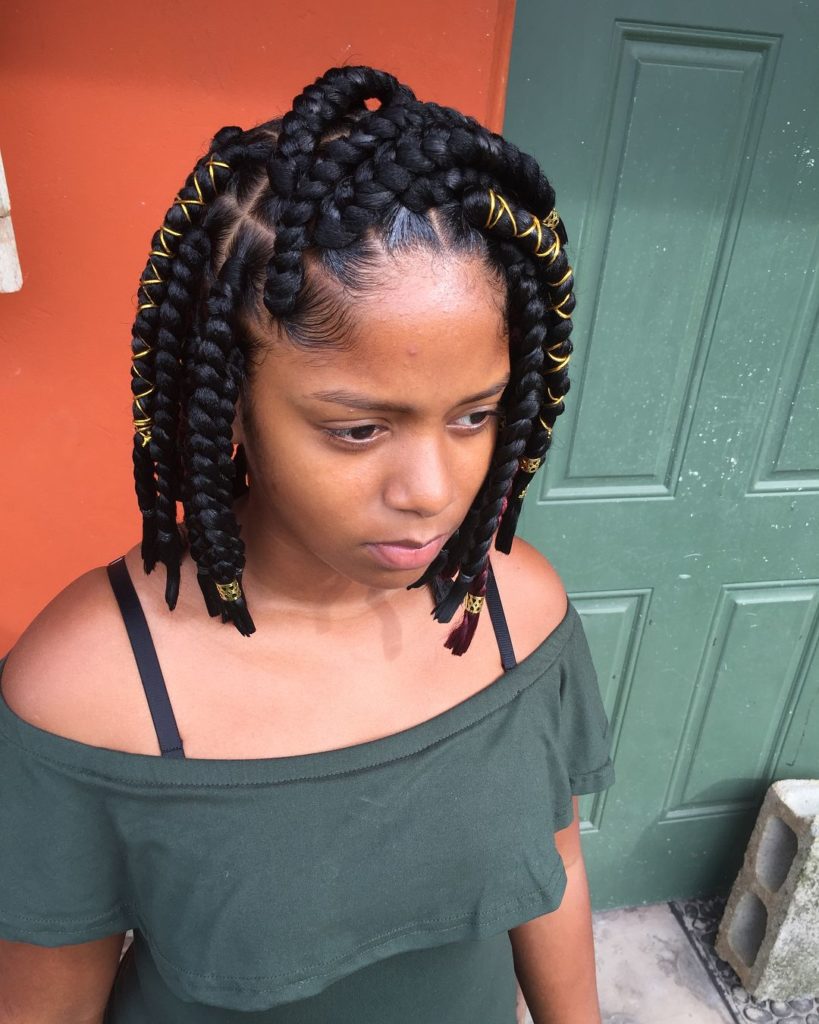 21 Ways to Slay Jumbo Box Braids Like a Queen