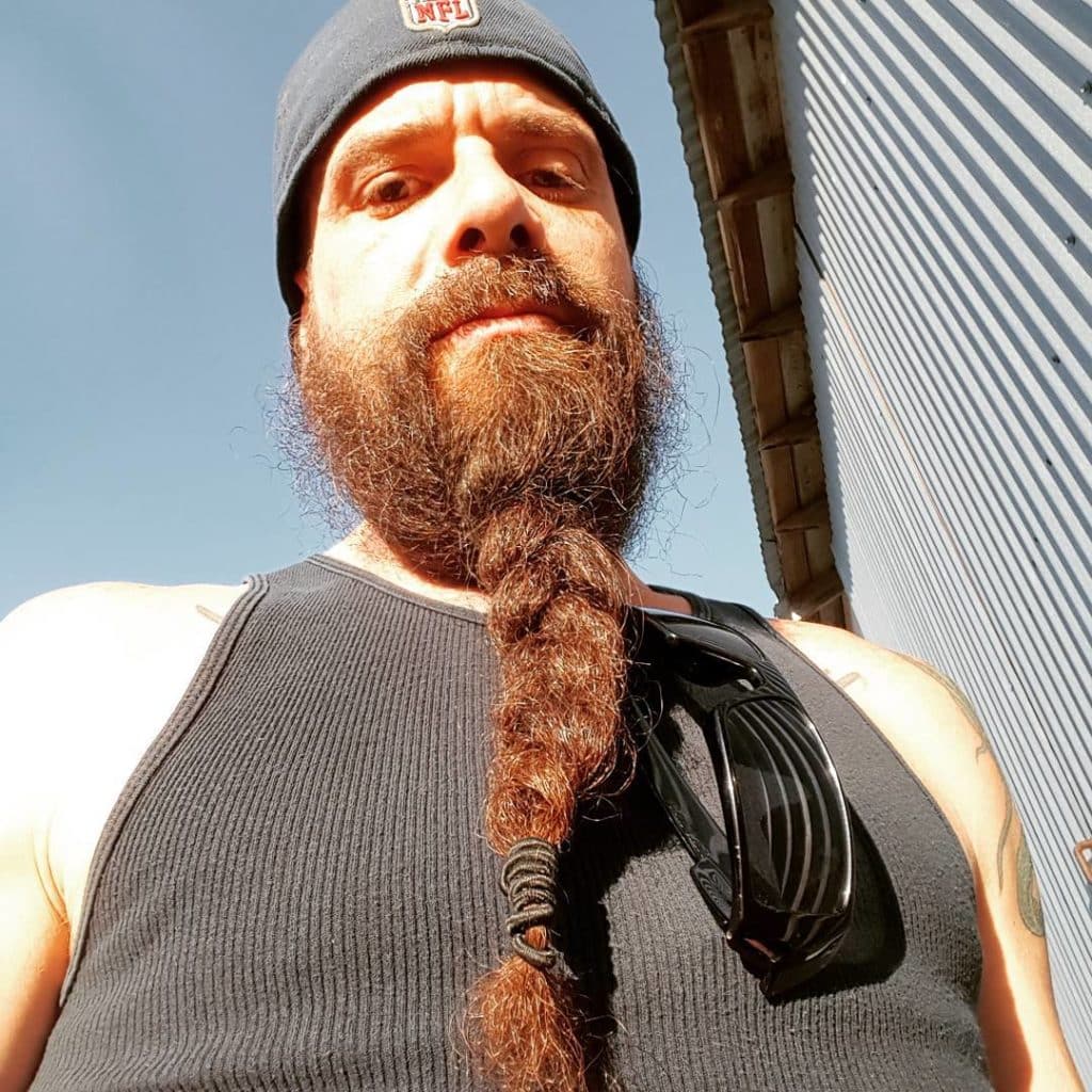 Long Braided Beard