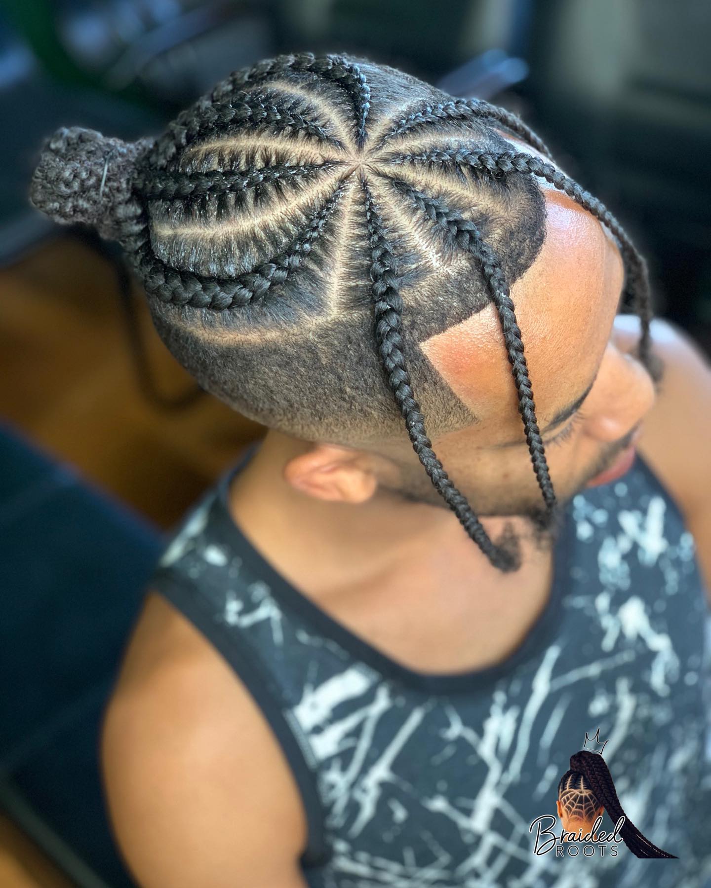 Crisp Man Bun Braids Design for Desktop Crisp Man Bun Braids Design for Desktop