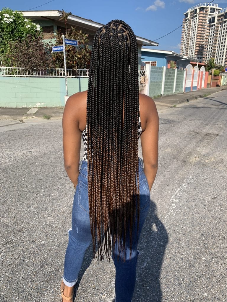 Ombre Knotless Braids