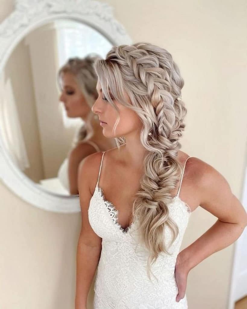 Side Braids Prom Hairstyle