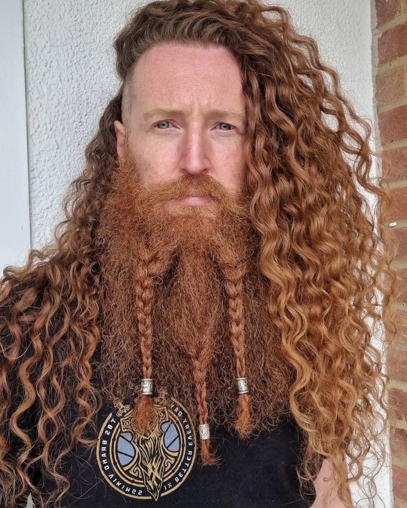 Traditional Viking Beard Braid