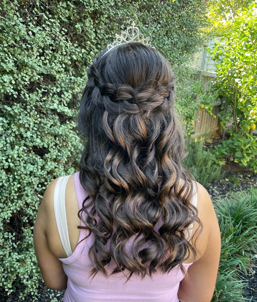 Wedding Hairstyle With Braids for Long Hair