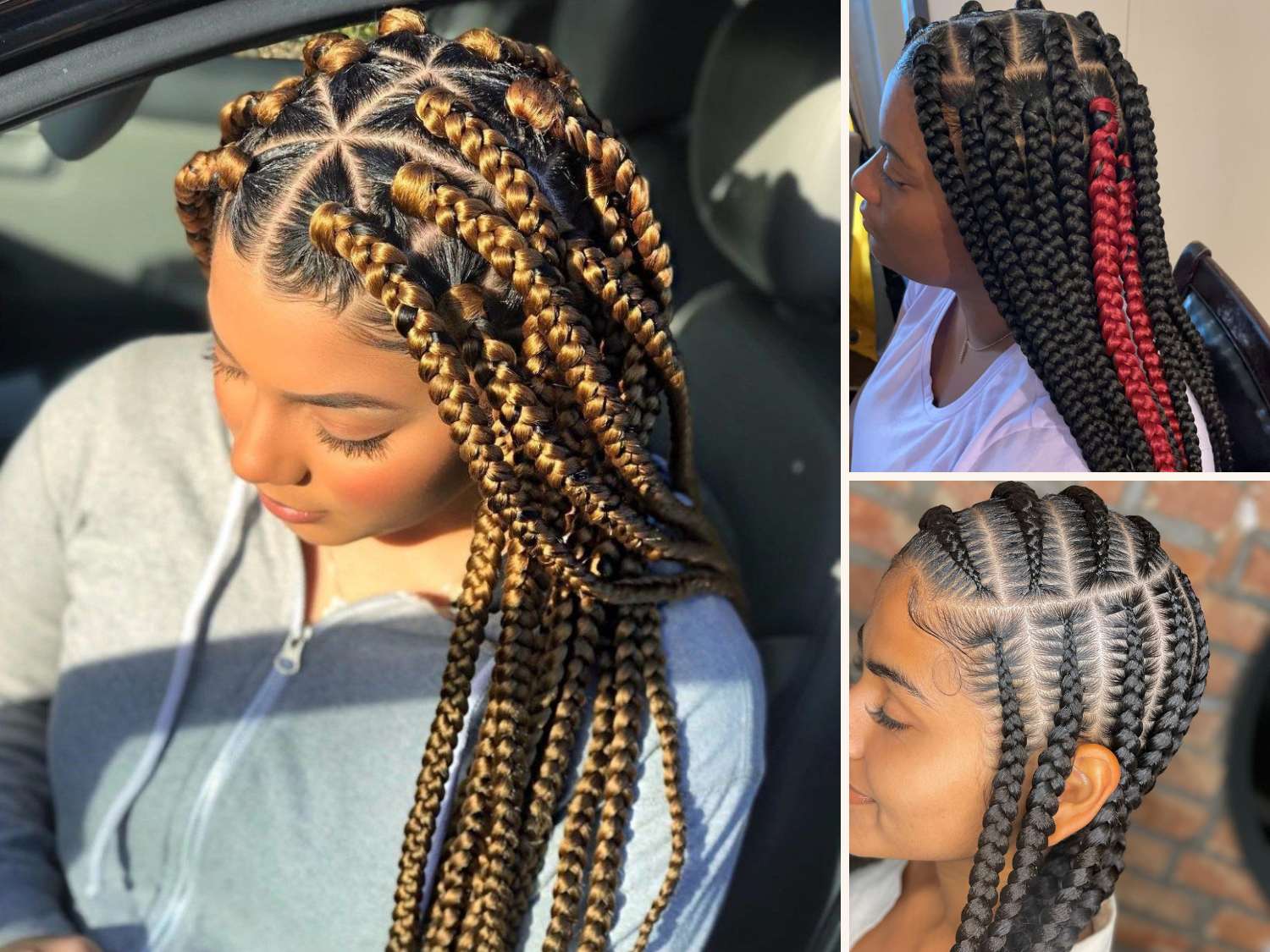 Jumbo Braids Hairstyles