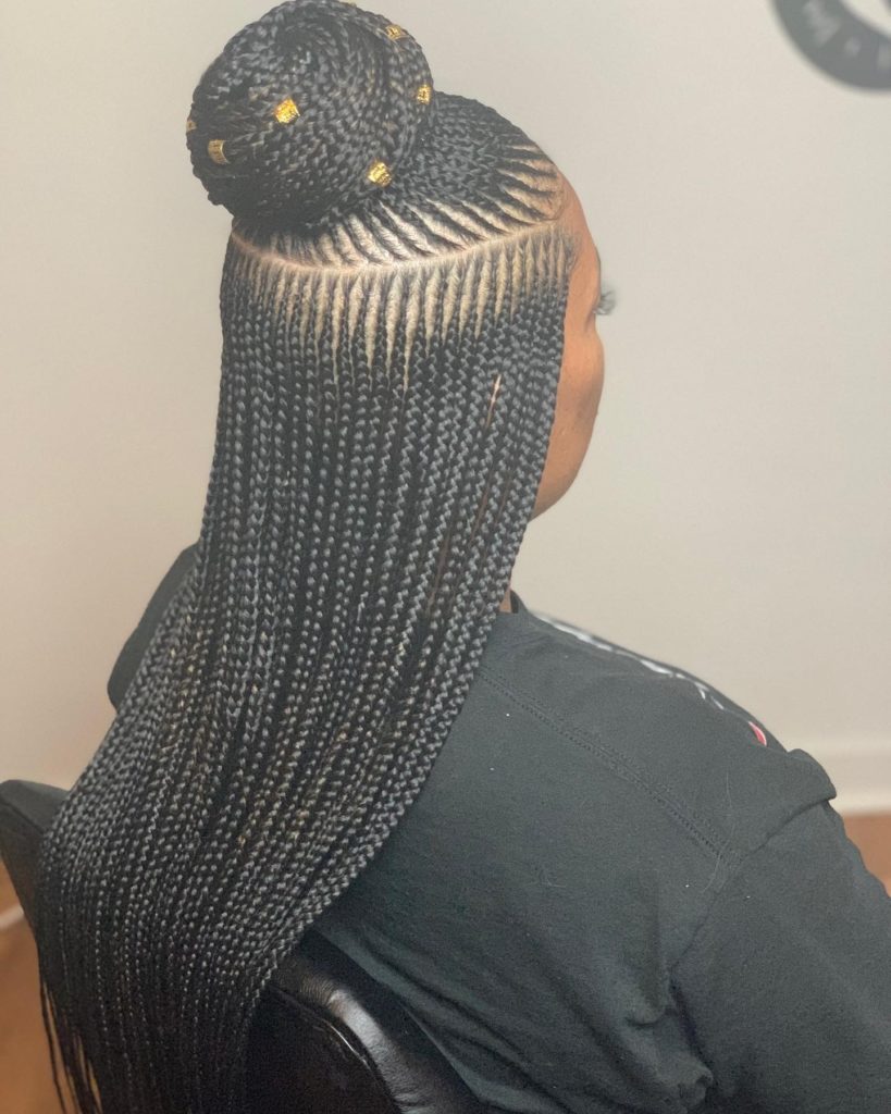 Layered Feed in Braids