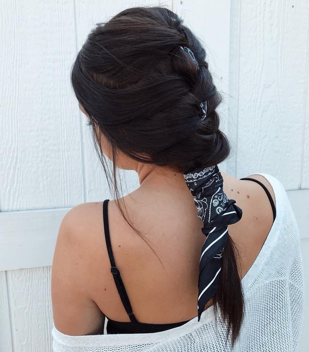 20 Scarf Braid Hairstyles Braid Hairstyles
