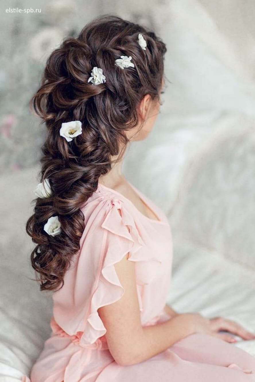 Image showing multiple braids incorporated with loose waves