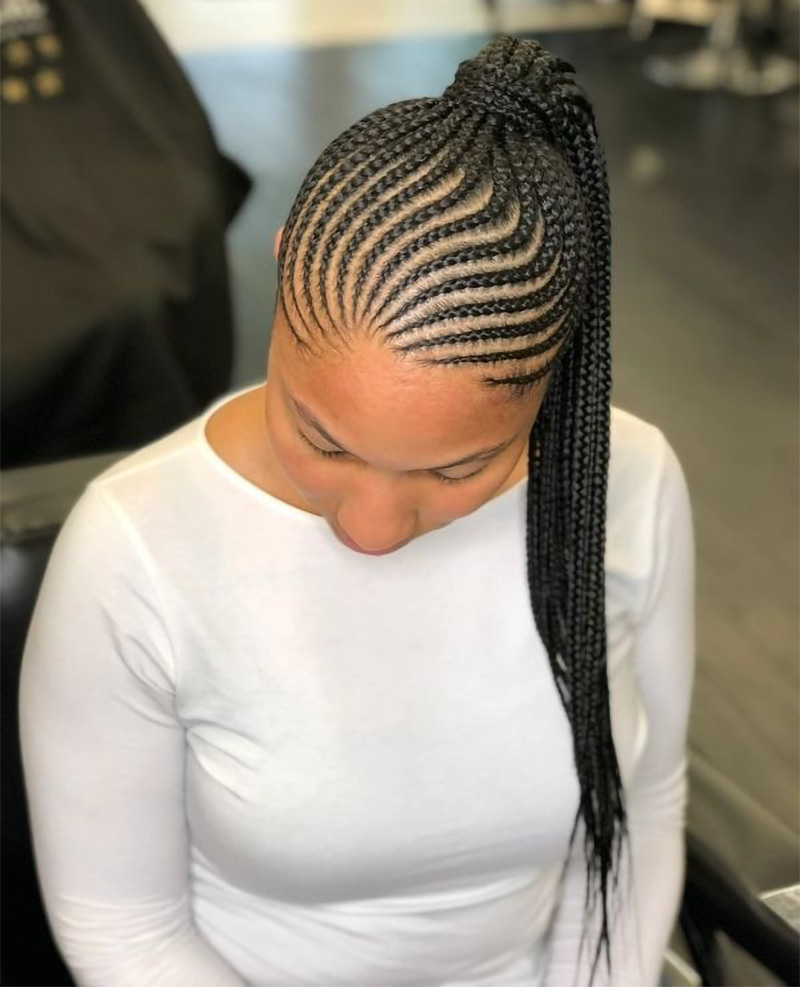 Feed in Braids With No Edges