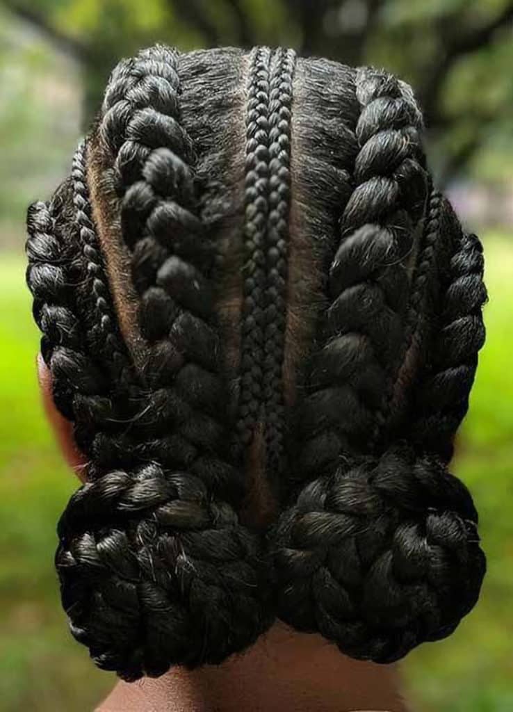Four Feed in Braids