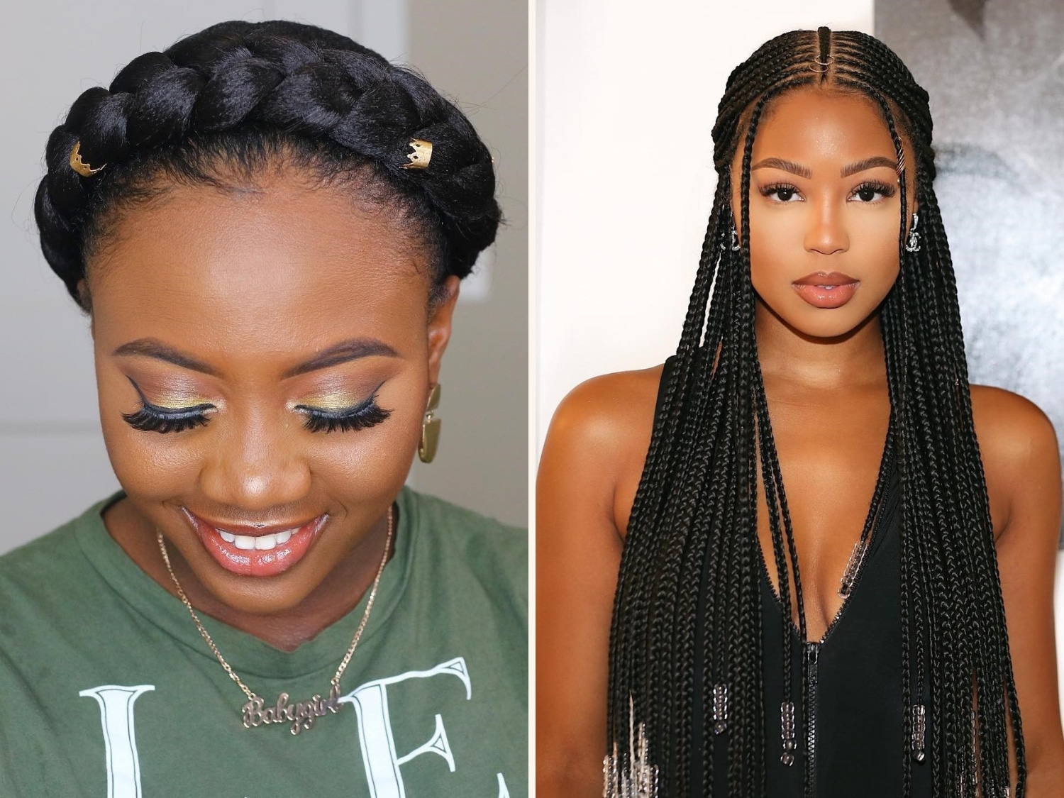 Hairstyle How To: Looped Side Braids  Hairstyle, Braided hairstyles,  Braided hairdo