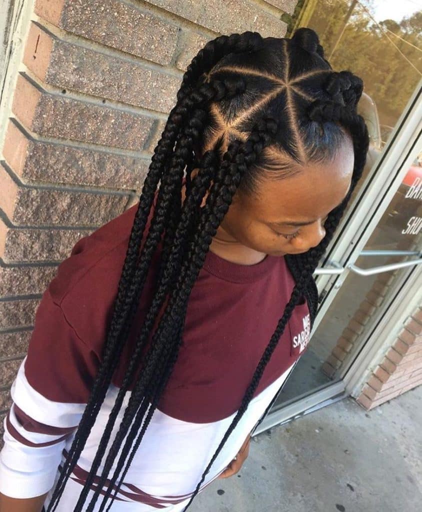 Triangle Poetic Justice Braids