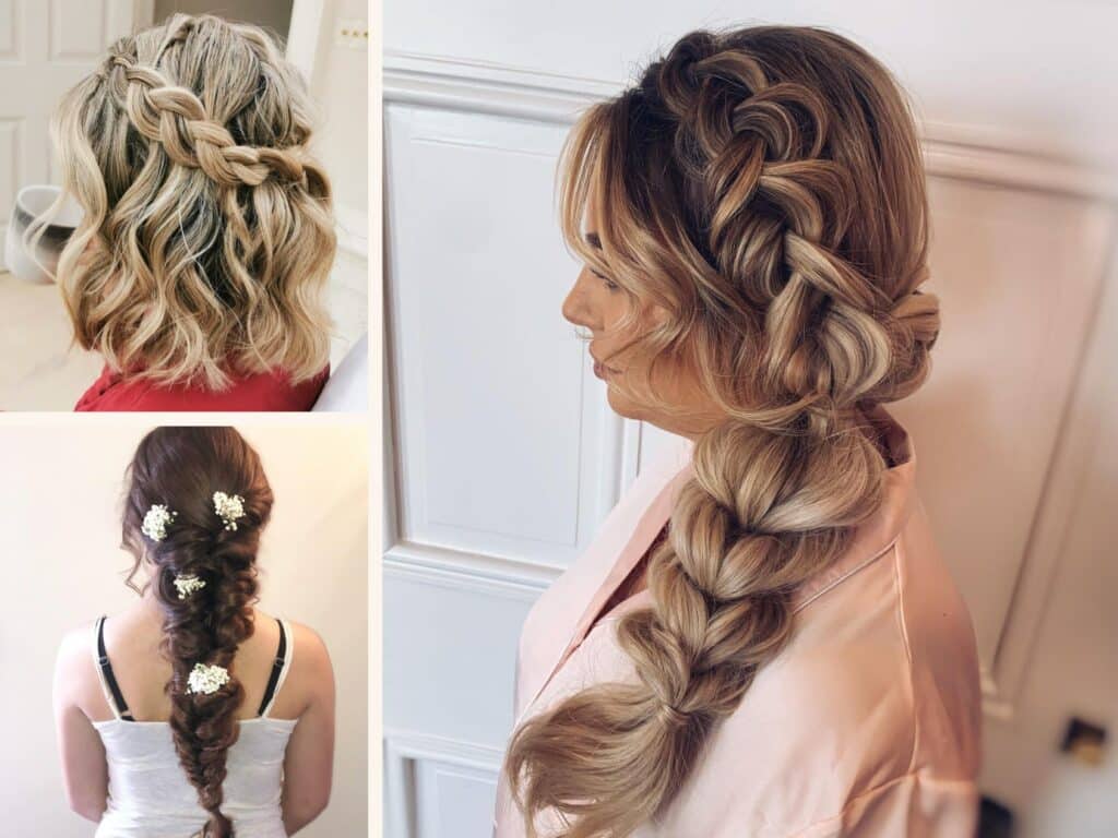 Bridesmaids Hairstyles With Braids