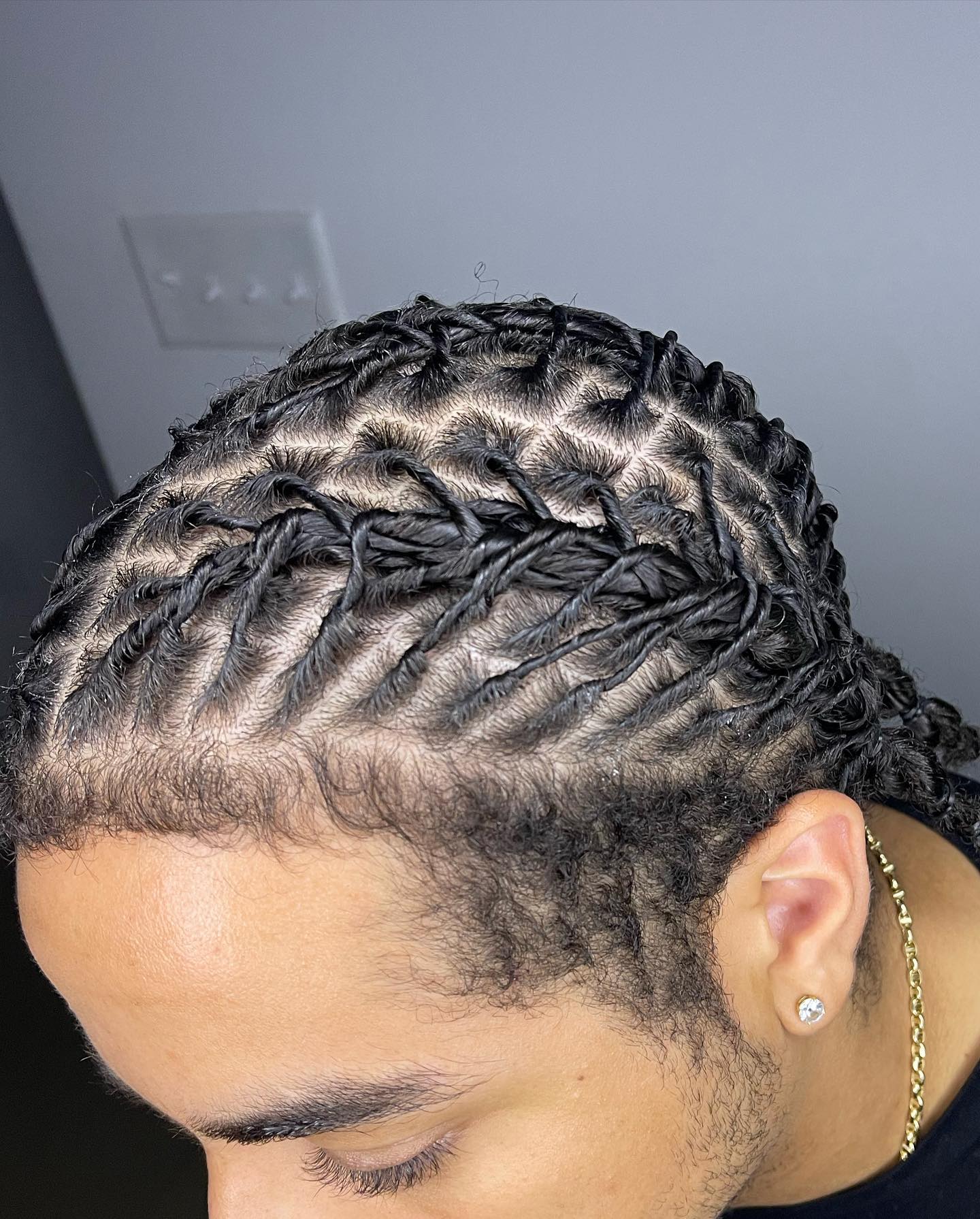 Image of Barrel Twists With Starter Locs inspired by Barrel Twist Hairstyles