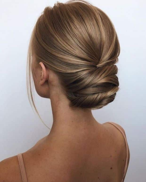 Image of Bun for Straight Hair