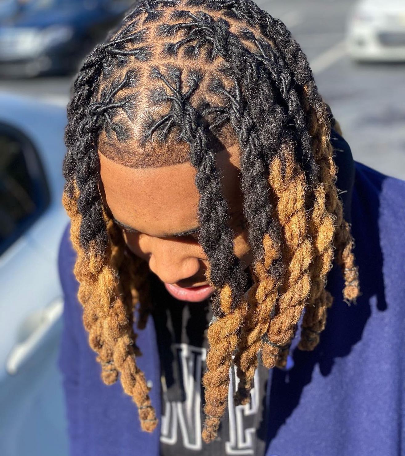 Image of Dreads With Blonde Tips inspired by Dreadlocks Hairstyles for Men