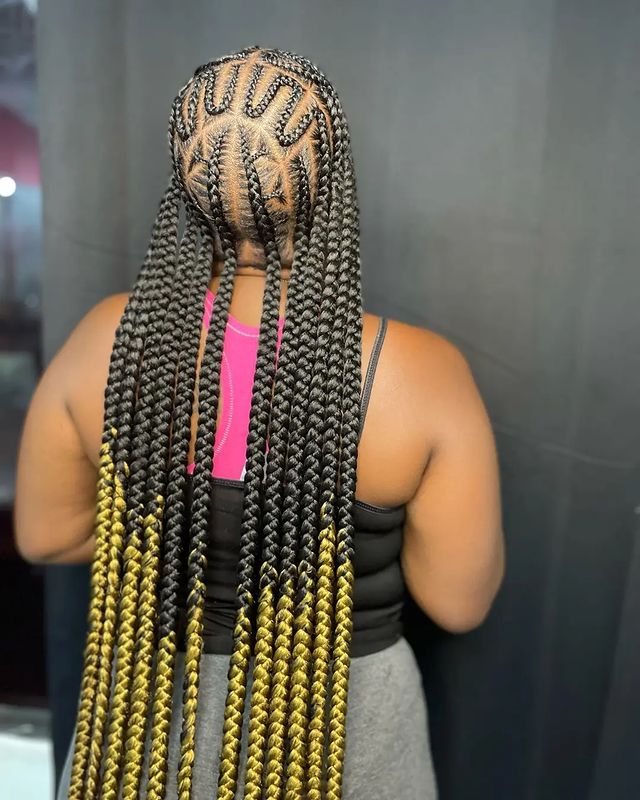 Image of Freestyle Pop Smoke Braids in Freestyle Braid Style