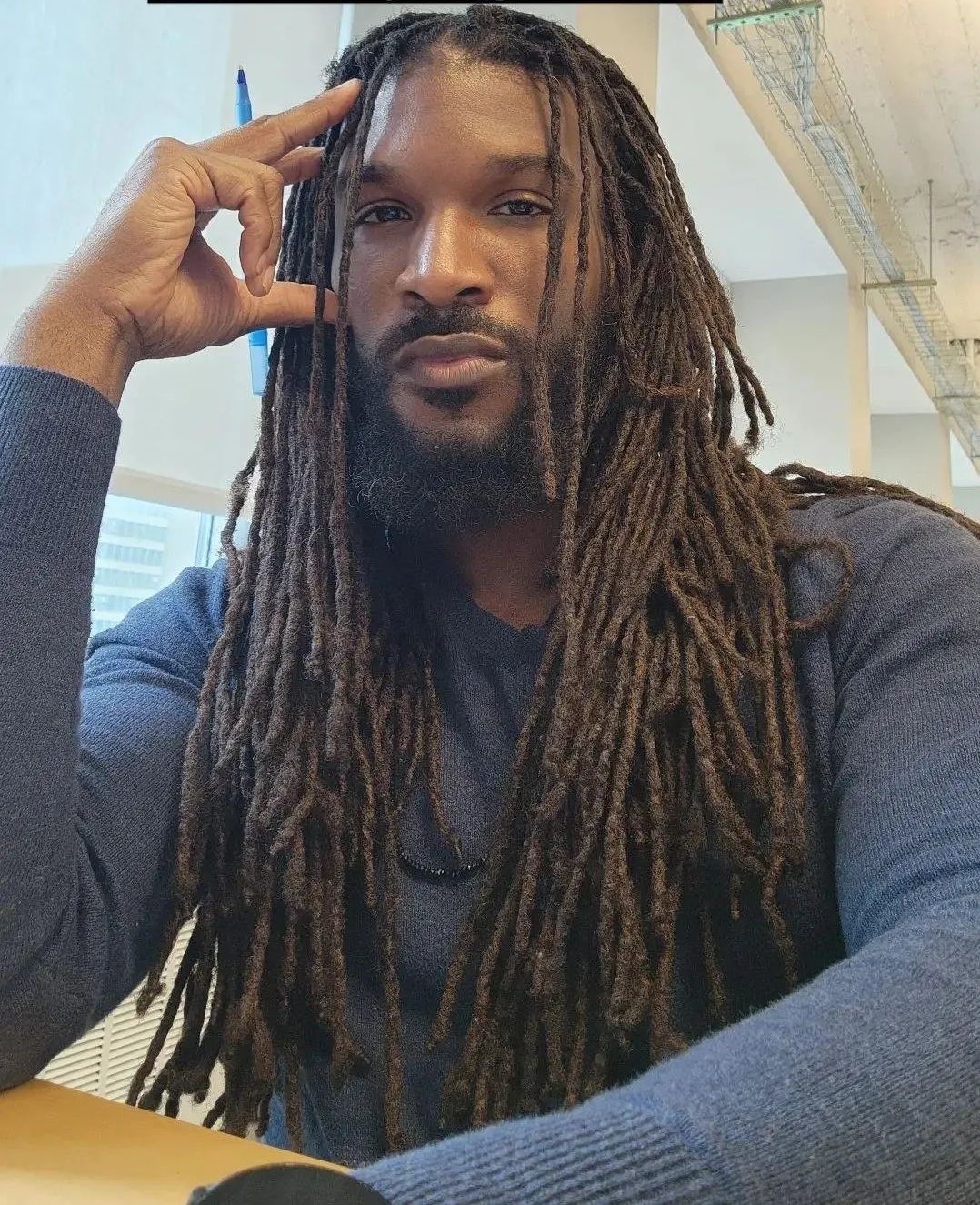 Image of Layered Locs inspired by Dreadlocks Hairstyles for Men