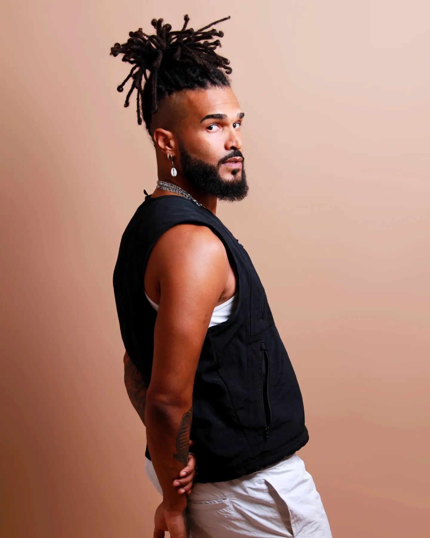 Image of Locs With Shaved Sides inspired by Dreadlocks Hairstyles for Men