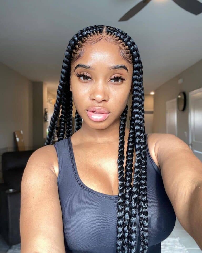 30 Middle Part Braided Hairstyles - Braid Hairstyles