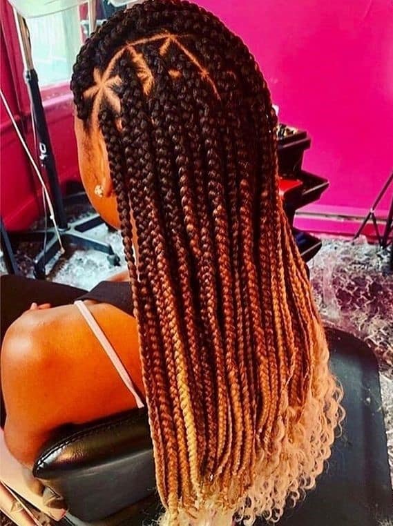 Image of Ombre Copper Braids
