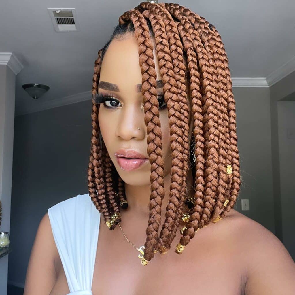 Image of Pixie Box Braids in the style of Pixie Braids