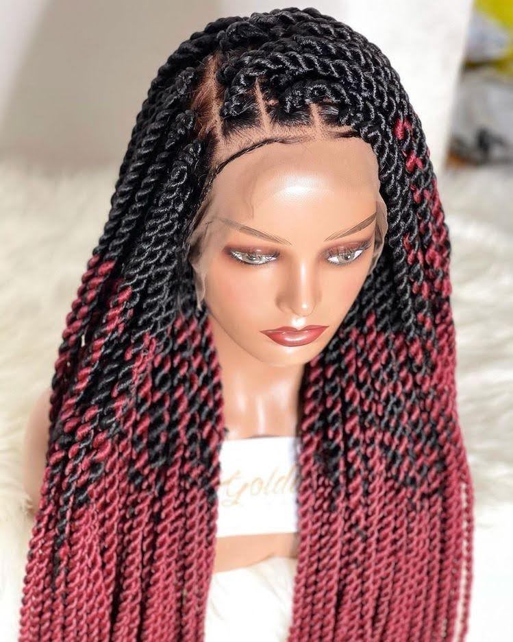 Image of Senegalese Twist Wig in the style of Senegalese Twists