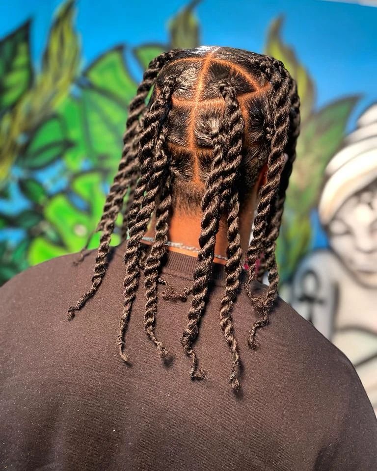 Image of Senegalese Twists For Men in the style of Senegalese Twists