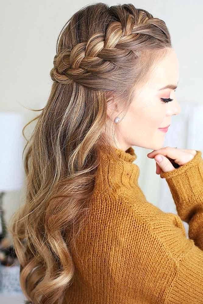 Image of Side Front Braid in a front braid hairstyle