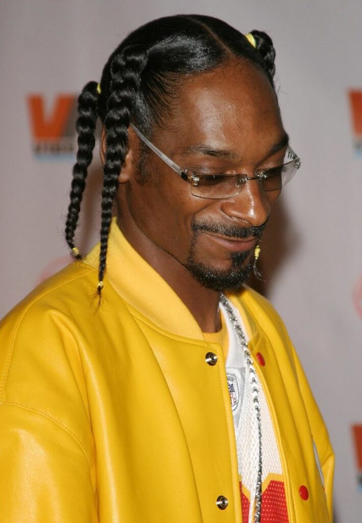 Image of Snoop Dogg 4 Braids inspired by 4 Braid Hairstyles