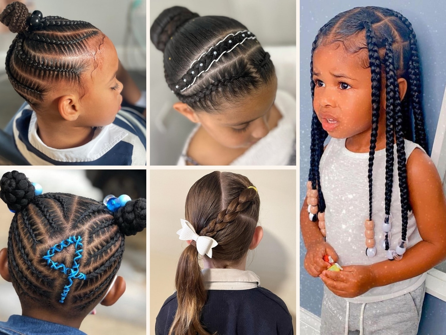 Kids and Childrens Braids Hairstyles
