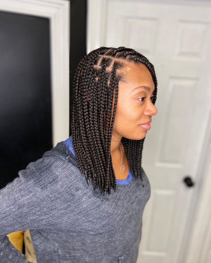 Knotless Braids On Short Hair a style for short hair