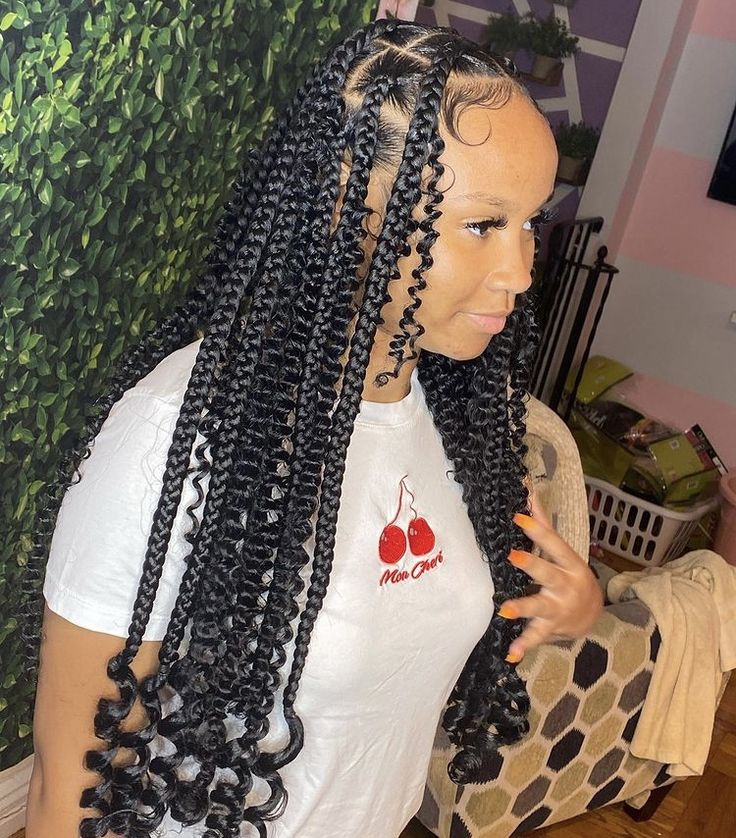 Picture of Goddess Coi Leray Braids style