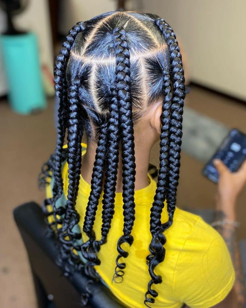 Picture of Jumbo Coi Leray Braids style