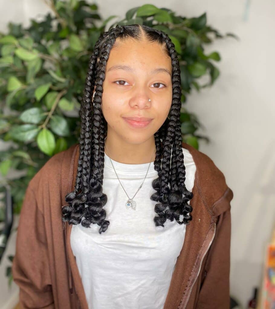 Picture of Short Coi Leray Braids style